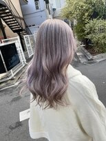 ウィリートーキョー 渋谷(WELLY TOKYO) ★10代20代ケアブリーチカラーでラベンダーグレージュ★