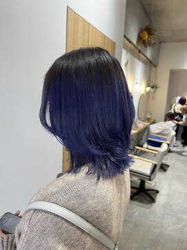 パラゴ(PARAGO.) ブリーチオンカラー　blue lavender