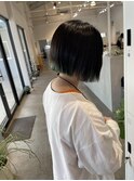 裾カラー　グリーン　カーキ