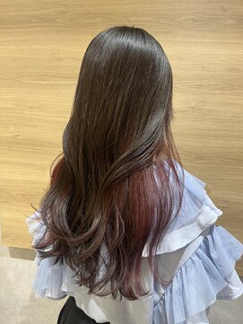 ラック 本厚木店(LUCK) インナーカラー/イヤリングカラー/ピンクブラウン