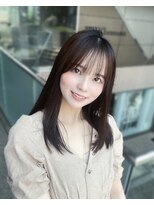 レイリー 原宿 表参道(Rayreee)&nbsp;ナチュラルストレート×シースルーバング