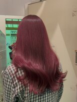 クレア 茅ヶ崎(CREA)&nbsp;Cherry pink Color/春カラー/韓国巻き/暖色カラー/ダブルカラー