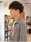 メンズニュアンスパーマ【能勢電鉄絹延橋駅】