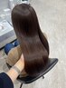 【乾かすだけでまとまる艶髪に♪】縮毛矯正+クイックＴＲ+選べるホームケア