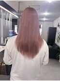ハイライトカラーミルクティーベージュレイヤーカット