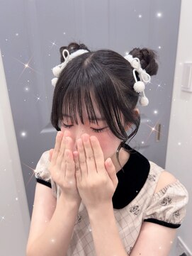 リシェル 原宿店(Ricel) ツインお団子アレンジ◎[ヘアセット/原宿/渋谷]