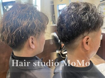 ヘアースタジオ モモ(Hair studio MoMo)の写真/【当日予約OK/駐車場◎】シェービング＆眉カットでビジネスマンも学生からもご好評！