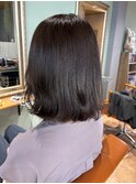 ラベンダーグレー×ボブ