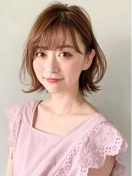 キリ 表参道(kyli) 愛されくびれヘアワンカール美髪結べるボブ前髪#214f1213