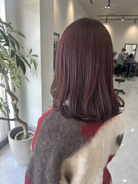 大人気◎ブリーチなしレッドカラー