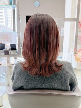 ウィル 西宮店(WiLL) 【ミディアムレイヤー×ウォームブラウン】