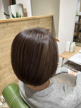 リーフ(leaf) 白髪ぼかしハイライト/ライトベージュ