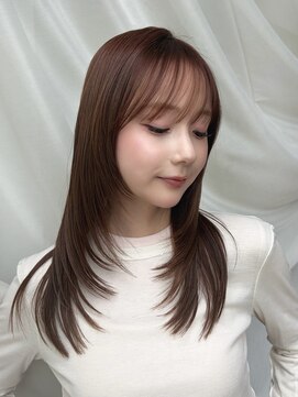 バイオレット 横浜店(Violet) レイヤーカットハッシュカット透明感カラー（AI-19）