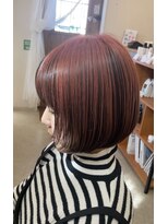 リンド(Lindo)&nbsp;レッドブラウンの丸みボブ