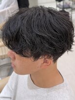 ニコ トウキョウ ヨコハマ(nico)&nbsp;シャドウパーマメンズメッシュメンズパーマ波巻きパーマ韓国ヘア
