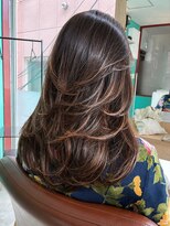 モルト 麻生(molt) バタフライハイレイヤーカット 海外ヘア