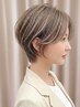 似合わせカット+【白髪ぼかしハイライト】+全体カラー+トリ-トメント¥22330→