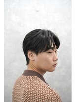 トラスト ザ バーバー 東京駅日本橋店(TRUST the Barber)&nbsp;センターパート/ニュアンスパーマ/リバースセンターパート