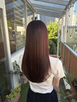 ロータスヘアーデザイン(Lotus Hair Design)&nbsp;【lotus下枝】ブリーチなし/8トーン/オリーブグレージュ