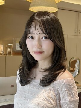 ルル 表参道(lulu.) ミディアムレイヤー　結べる