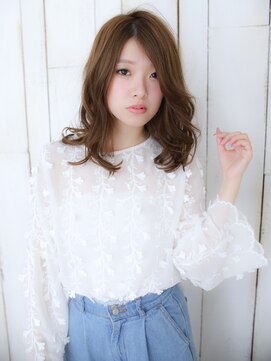 ラックスビー ガーデン 西宮北口駅前店(LUXBE GARDEN) ナチュラル可愛いゆるふわミディ【LUXBE西宮北口店】