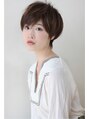 モッズ ヘア 京都店(mod's hair) 丸いシルエットが女性らしいスタンダードなショートスタイル。
