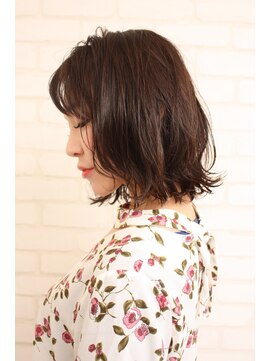 ウィル 東三国店(WiLL) 【WiLL水谷】大人気濡れ感外ハネ風ボブ