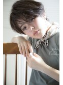 [Garland/表参道]☆切りっぱなしクールショートボブ×小顔