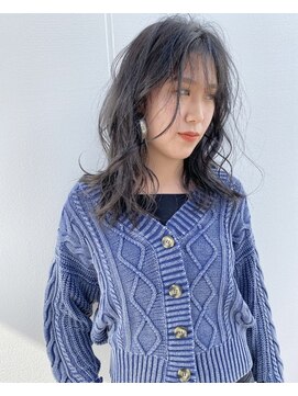 スティードトーキョー(Steed Tokyo) gradation"dark grey" × long layer【Steed/立川】