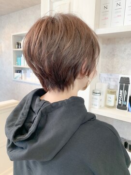 キャアリー(Caary) 福山市美容室Caary人気 スッキリふんわりカジュアルショート