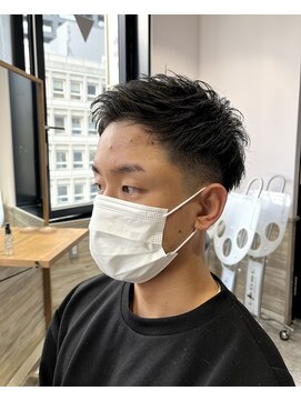 リーオオサカ(Lee Osaka) 【簡単セット】メンズアップバング/kana