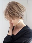 ブラウンショート_ショコラベージュボブルフ_ba341471