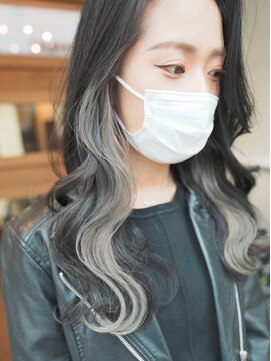 ボアップ 新居浜店(boappu) #インナーカラー#グレージュ#ブリーチ