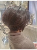 絶壁解消/ひし形ボブ／くびれ／大人ショート/30代/40代/50代