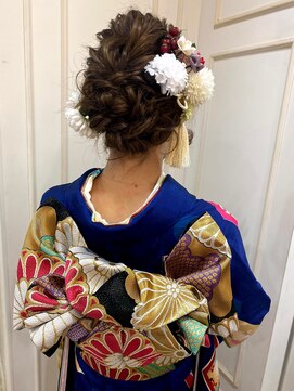 クロップ エス 湘南辻堂(crop es) cropes辻堂谷川 成人式ヘアセット 編み込み