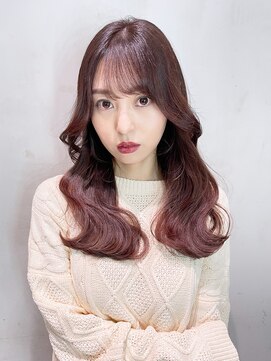 アイティーバイアルバム 八王子店(IT by ALBUM) 韓国風くびれヘア_グレージュカラーボブウルフ_8950