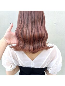 アップシーデイジー(upsy daisy) ピンクブラウンカラー