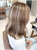外国人風ハイライト☆ 似合わせカット イメチェン