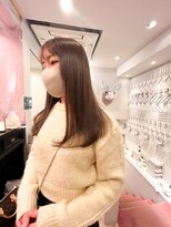 アンヘアー(UNHAIR by shiomiH)&nbsp;ナチュラルストレート×ミルクティーピンク