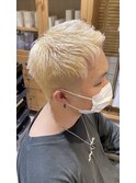 【TAKUYA】ケアハイブリーチ ホワイトブロンド ハイトーン