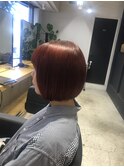 ミニボブ×ブラッドオレンジカラー【藤沢】
