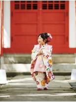 ハープット 府中けやき並木店(HearPut)&nbsp;七五三3歳ヘアセット　アップスタイル