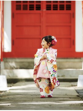 ハープット 府中けやき並木店(HearPut) 七五三3歳ヘアセット アップスタイル