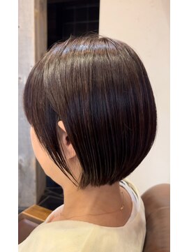 ネウィベルシア 名駅(newi belsia) 耳掛けショートボブ/TOKIOリミテッドトリートメント