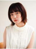オフィスヘア/エアリーミディ/ショートパーマ/新宿