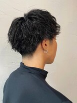 ディスイズバーバーセカンド(THIS IS BARBER 2nd)&nbsp;ツイストスパイラルパーマ　マッシュショート　束感　爽やか