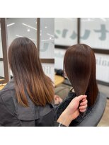 ナチュラル 泉中央店(Natural)&nbsp;泉区　泉中央　縮毛矯正　髪質改善　トリートメント　艶髪カラー
