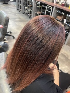 メリーカワサキ(merry kawasaki) 縮毛矯正+イルミナカラー+カット