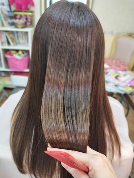 カリーノ(Carino) ロングボブ×ツヤ感カラー+カット♪