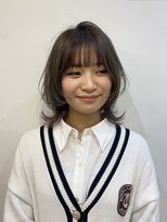 ココア(cocoa)&nbsp;レイヤーボブウルフ　スモーキーベージュLv10